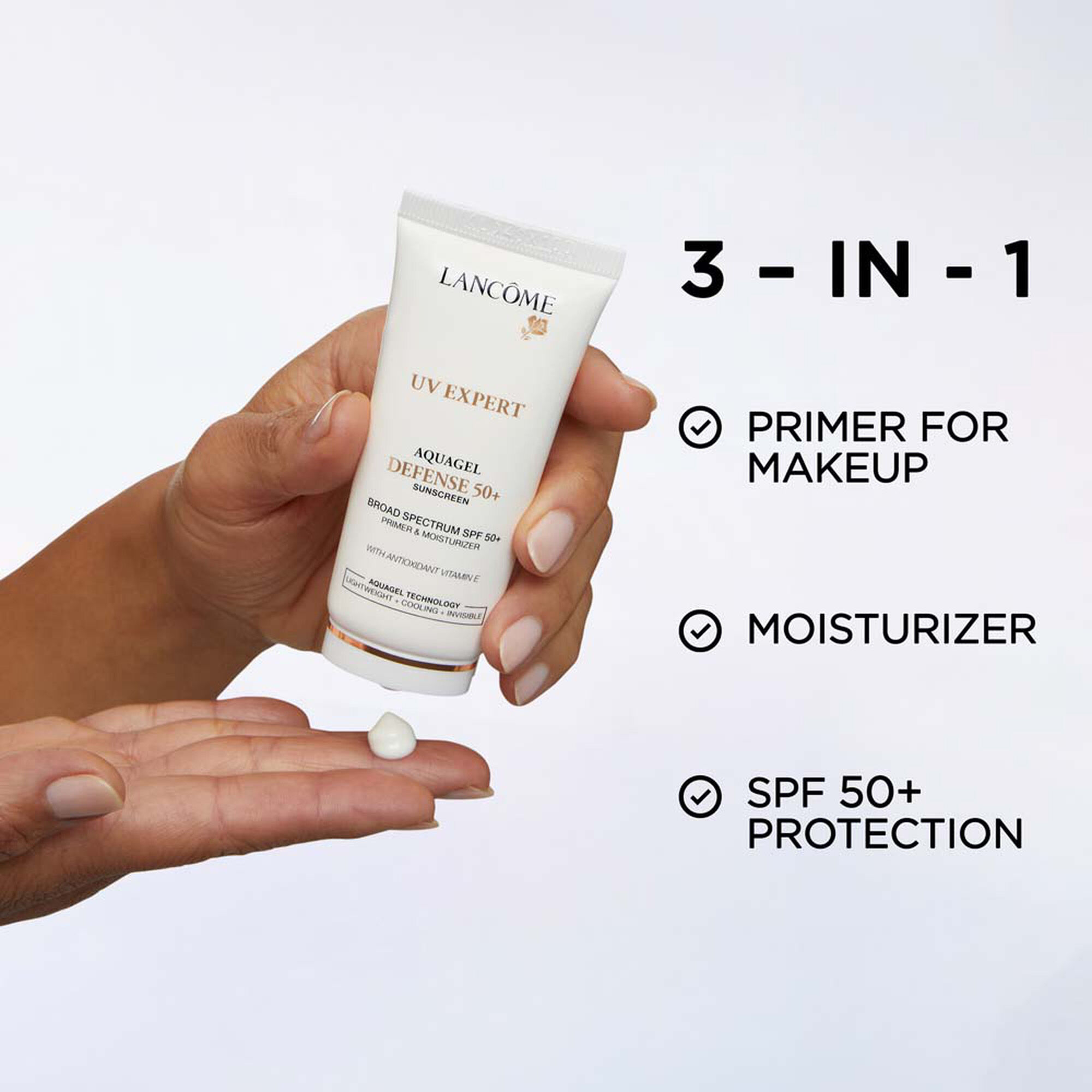 【爆売り！】 SPF Defense Aquagel Expert UV 50 Lancôme - Primer & Suncare 化粧下地